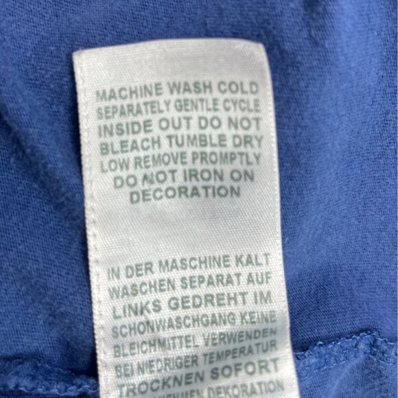 True Religion Blue Graphic Tee S/P 45a - Picture 7 of 8